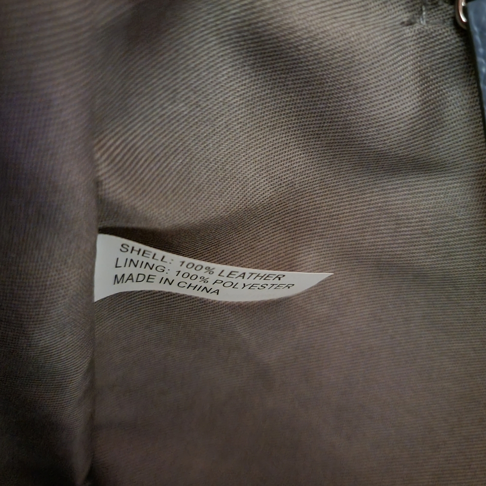 Leather satchel bag - Picture 7 of 12